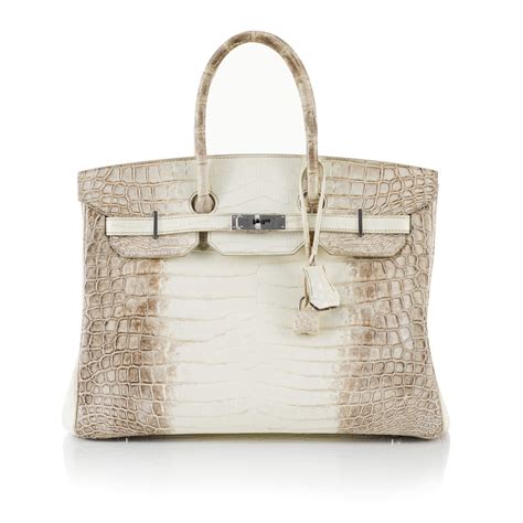 hermès hermes birkin 35 himalaya blanc crocodile palladium hardware|hermes himalayan birkin 25 price.